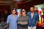 John Abraham, Sajid Nadiadwala, Rohit Dhawan at Dishoom Movie Press Meet on 3rd August 2016